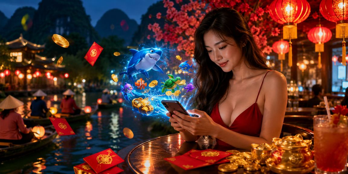 Chợ đêm Ninh Bình với các trò chơi cá cá và cá cược thể thao sôi nổi